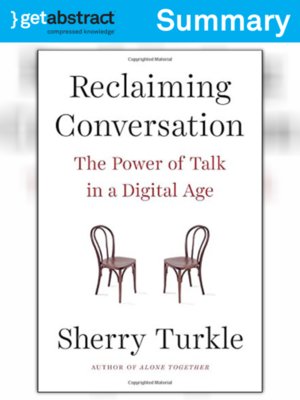 cover image of Reclaiming Conversation (Summary)